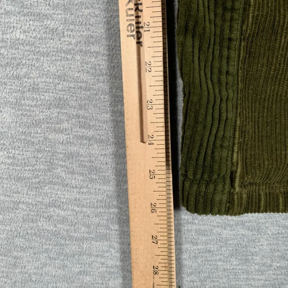 Sun + Stone Cargo Pants Mens 32x28 Green Corduroy Patchwork Utility Casual